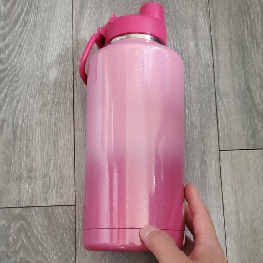 Ashland Summer Pink Gradient Stainless Steel Water Bottle - 64 fl oz. 1.8L